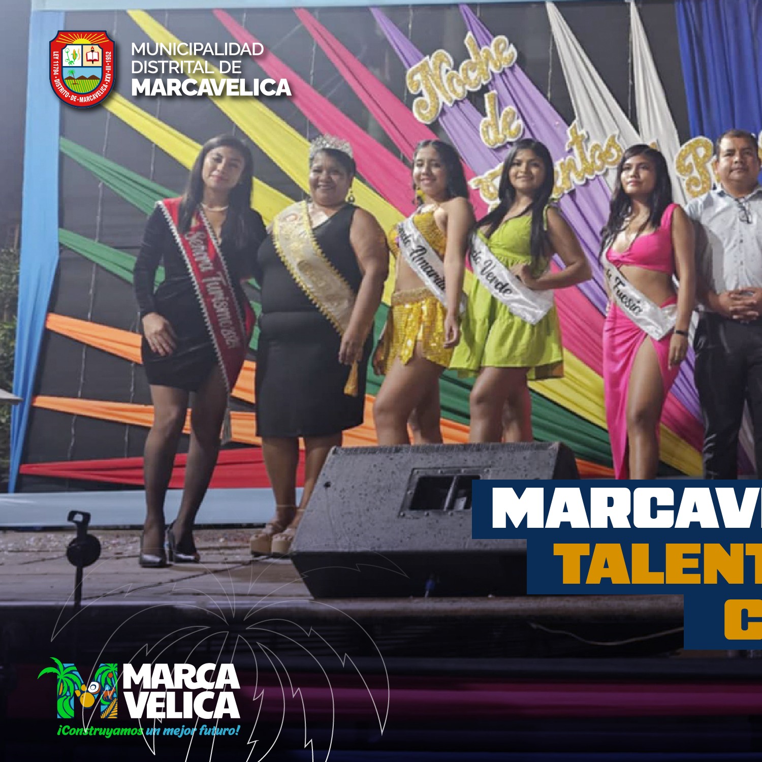 Marcavelica vive la noche de talentos y presentación de candidatas a reina del carnaval 2025