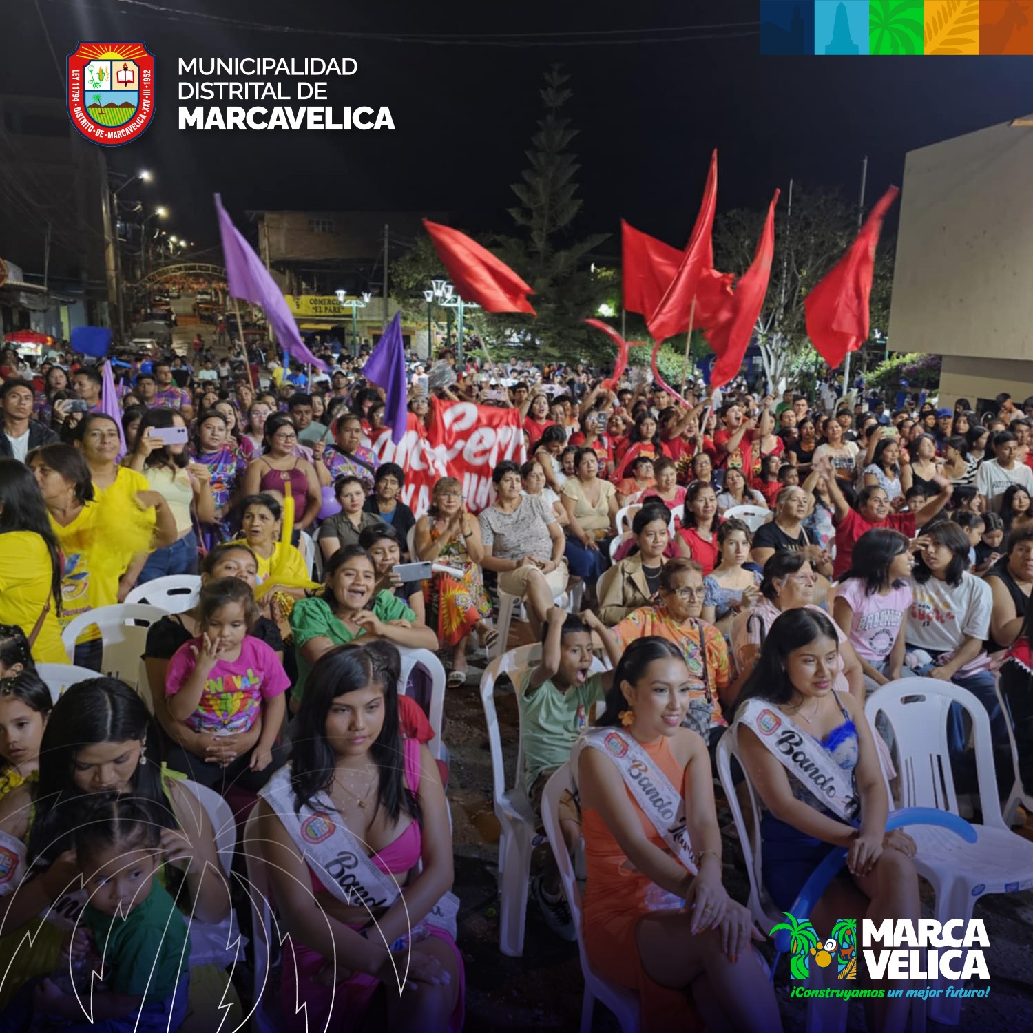 Marcavelica vive la noche de talentos y presentación de candidatas a reina del carnaval 2025