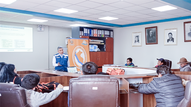 Cenepred fortalece la gestión del riesgo de desastres en Espinar