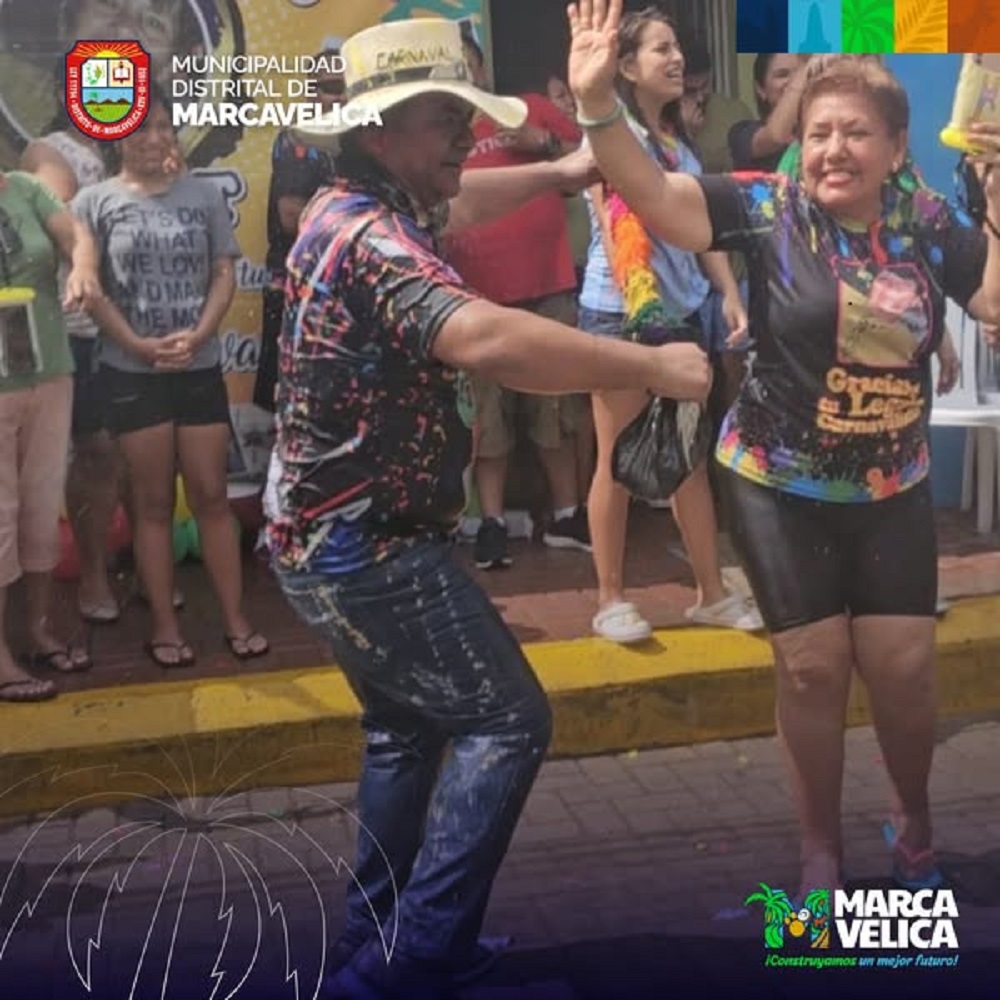 Gran fiesta por el carnaval de Marcavelica en su segunda edición
