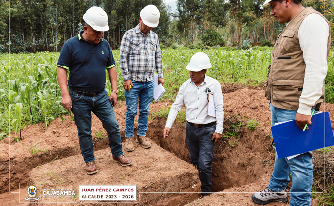 Alcalde supervisa avance de obra de agua y saneamiento en las localidades de Chanshapamba, Churgapamba y Chucruquio