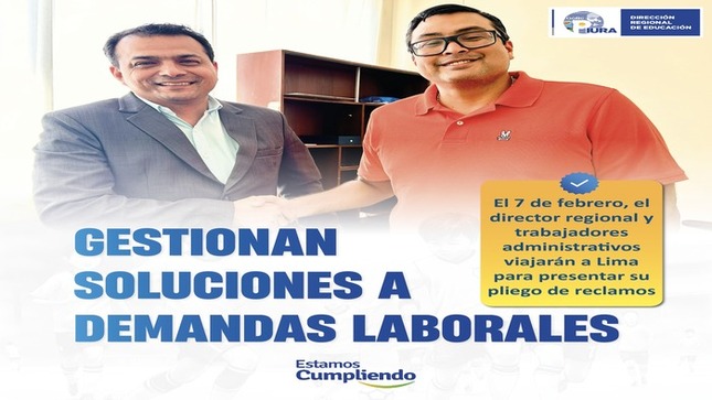Autoridades y trabajadores viajarán a Lima el 7 de febrero para exigir mejoras en el aplicativo AIRHSP