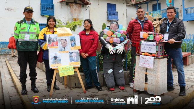 Archivo JPG Se Apreció Gran Participación y Mucha Creatividad en el Concurso Alegórico de Muñecos Carnavalescos por el Día de los Compadres 