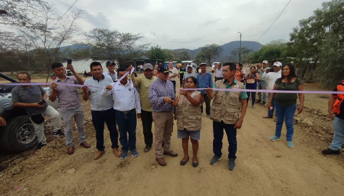  MDT inaugura dos tramos de trocha carrozable en San Pedro y Cerro de Leones Tejedores