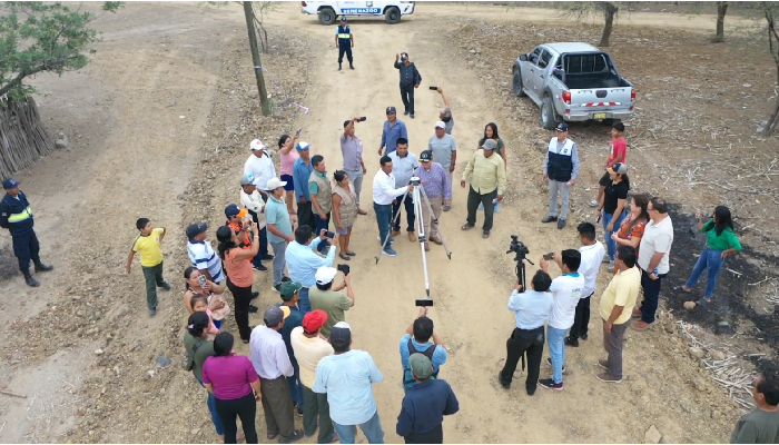  MDT inaugura dos tramos de trocha carrozable en San Pedro y Cerro de Leones Tejedores