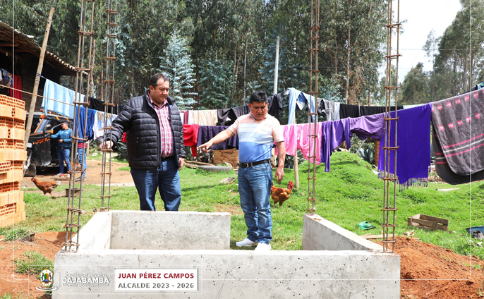 Alcalde supervisa avance de obra de agua y saneamiento en Chanshapamba, Churgapamba y Chucruquio