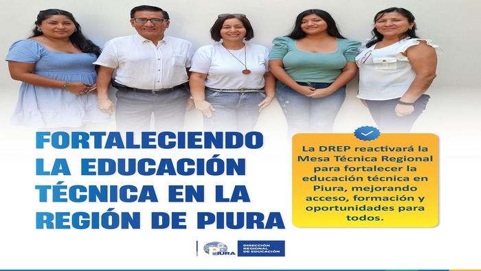DREP impulsa estrategia para fortalecer la educación técnica en Piura