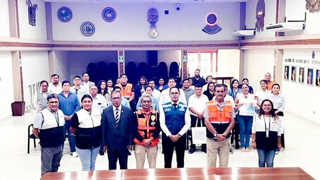 Cenepred participa en la clausura de curso sobre estrategias financieras dirigida a las municipalidades de Lambayeque