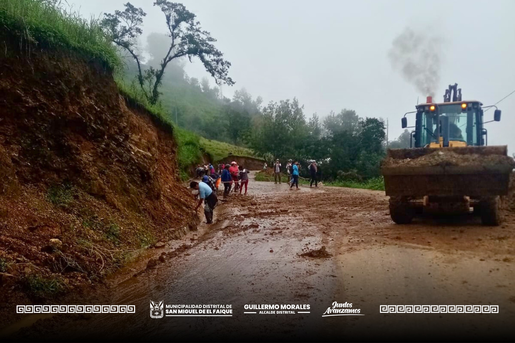 Mantenimiento de cunetas en Santa Ana - Gaspar