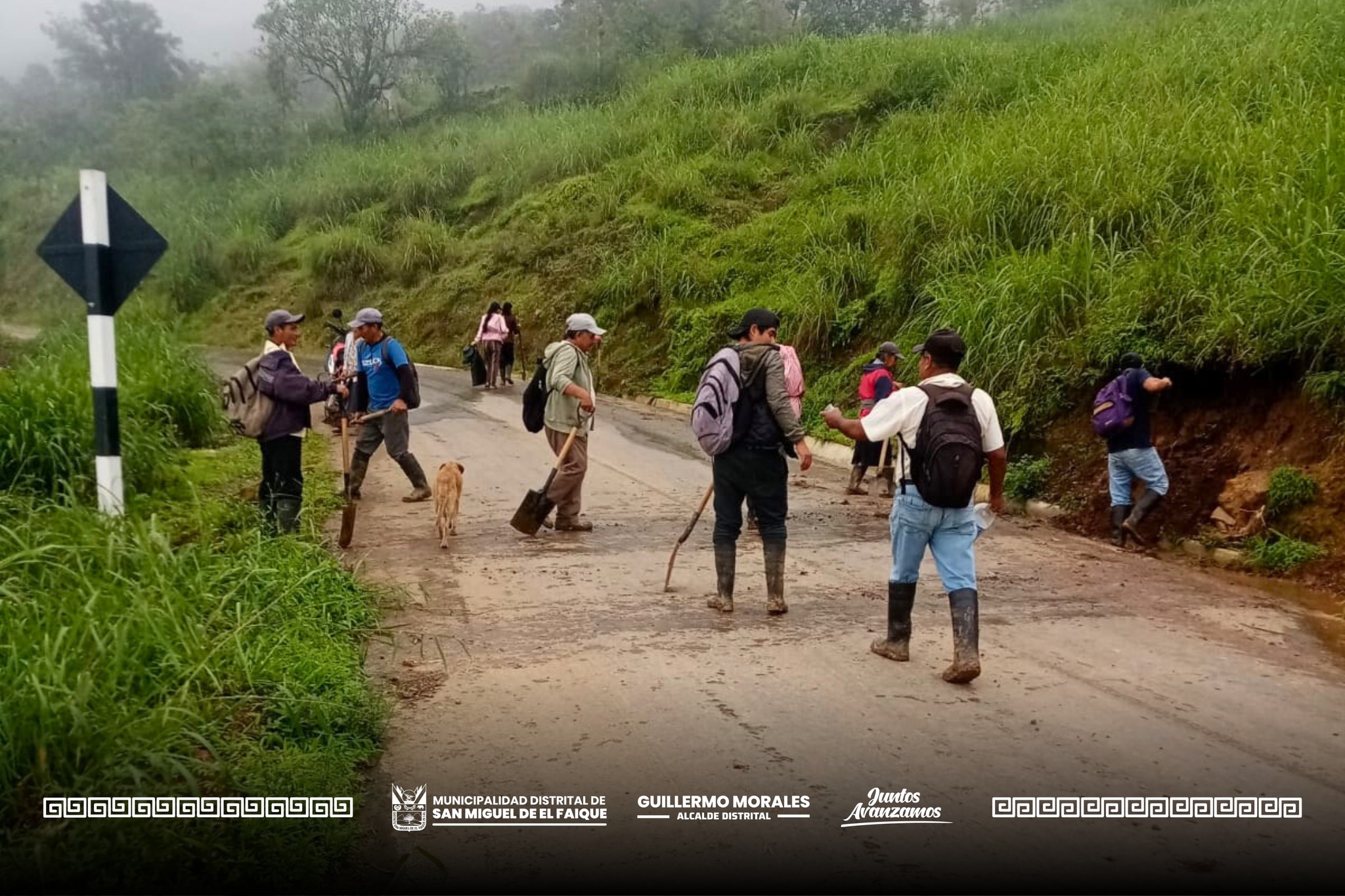 Mantenimiento de cunetas en Santa Ana