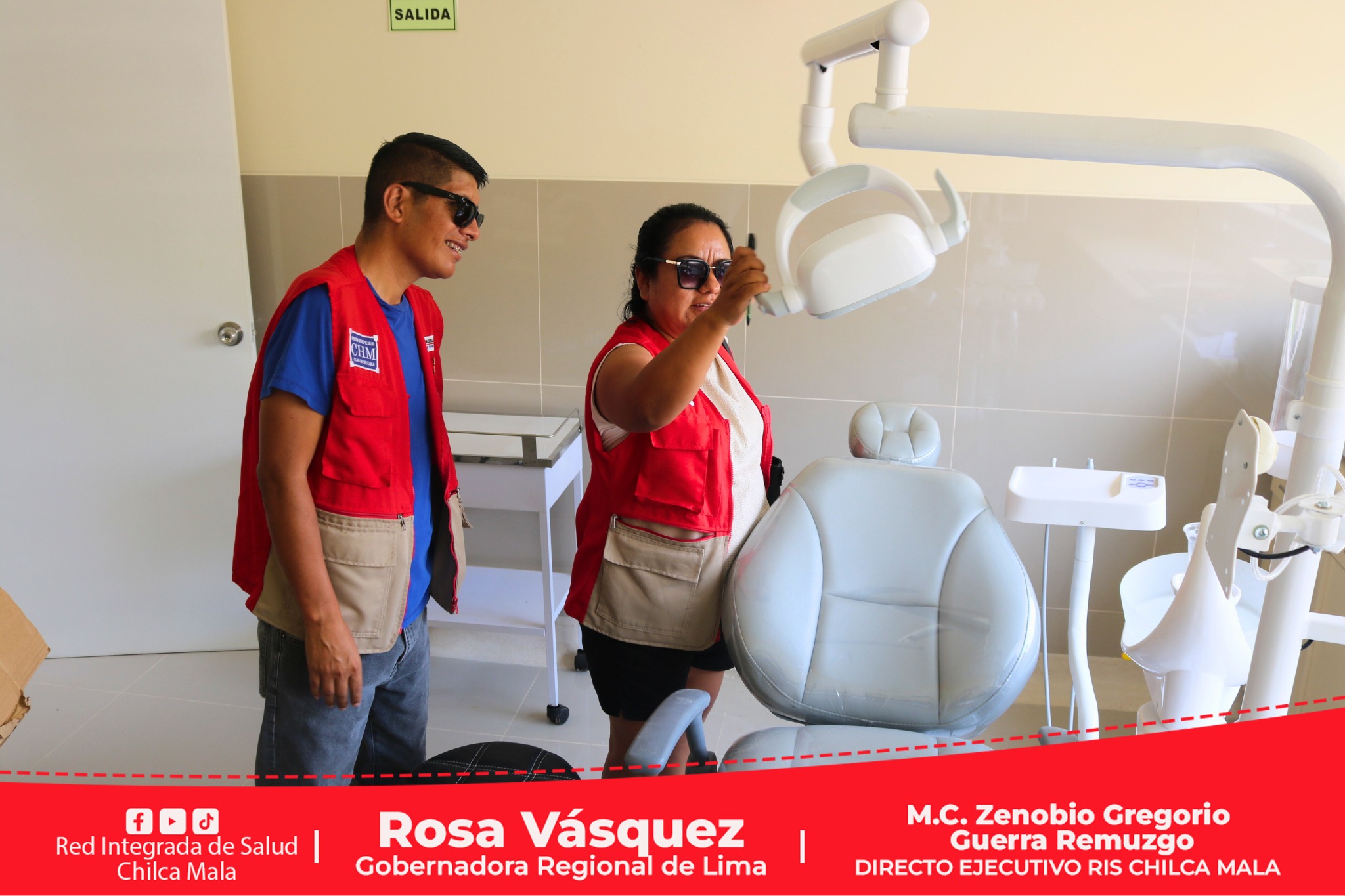 RIS Chilca Mala: Gerente Sub Regional de la UELS, Lic. Caleb Ramos supervisa los trabajos del moderno establecimiento de salud de Calango.