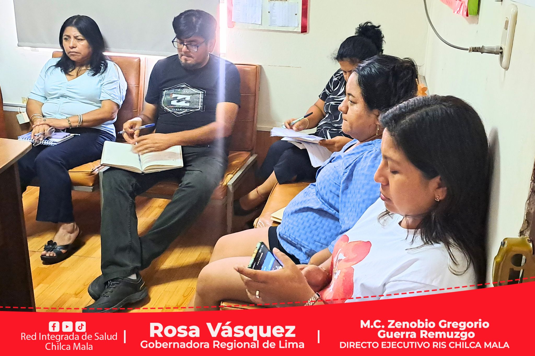 Director Ejecutivo de la RIS Chilca Mala lidera importante reunión con su equipo de gestión
