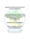 Vista preliminar de documento TDR TRANSPORTE 2025