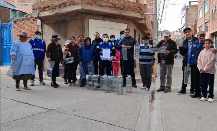 Municipalidad de Puno capacita a vecinos del barrio Bellavista en control de plagas