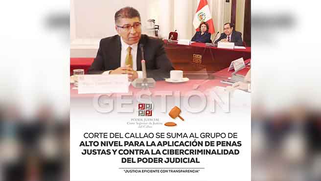 Corte del Callao se suma al Grupo de Alto Nivel para la aplicación de penas justas y contra la cibercriminalidad del Poder Judicial