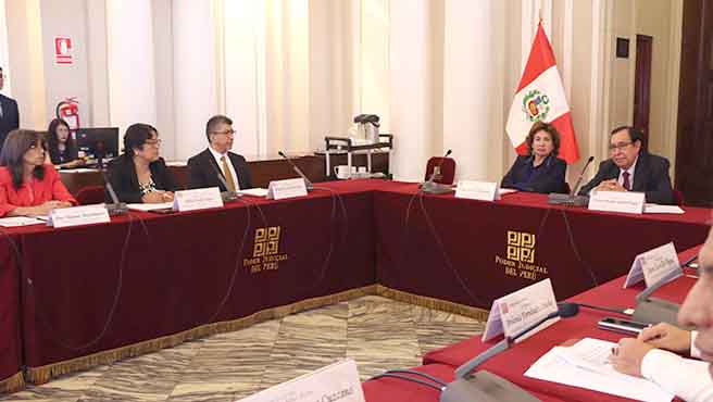 Presidente de la Corte del Callao, Miguel Ricardo Castañeda Moya, anunció que apoyará al Grupo de Alto Nivel para la aplicación de penas justas y contra la cibercriminalidad del Poder Judicial con capacitación de jueces