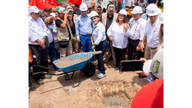 Colocación de Primera Piedra del Puente Sauce.