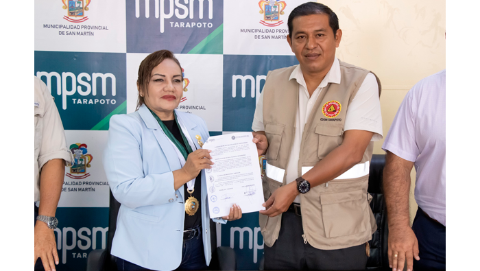 MPSM firma convenio con el CIP San Martín.