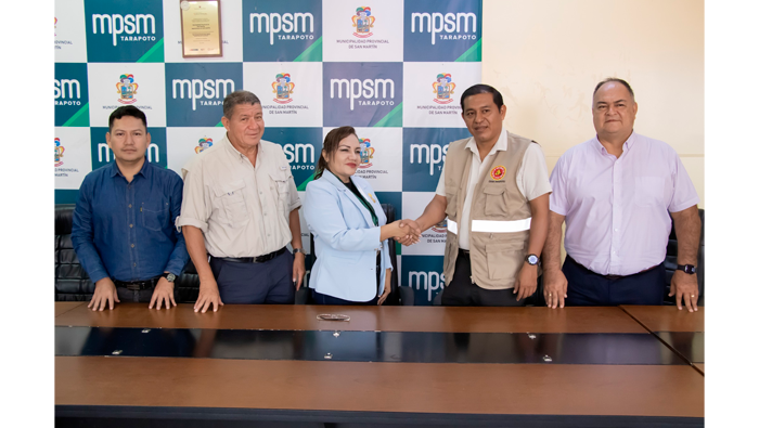 MPSM firma convenio con el CIP San Martín.