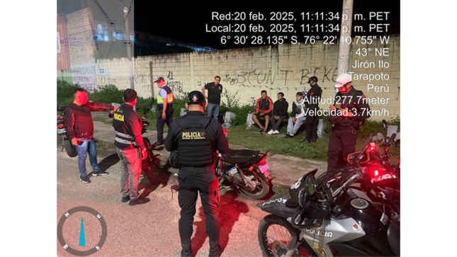 Operativo contra conductores que practican piques. 