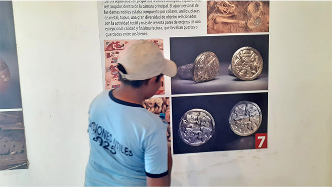 Alumnos de las vacaciones útiles 2025 visitan mausoleo el castillo de Huarmey