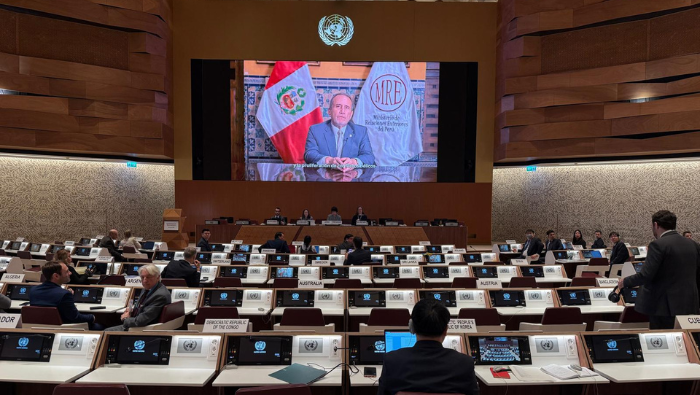 Canciller ratifica posición del Perú en su inquebrantable compromiso con el desarme mundial