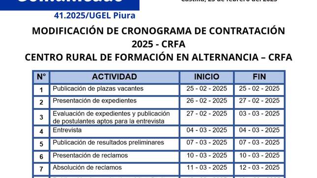 Comunicado