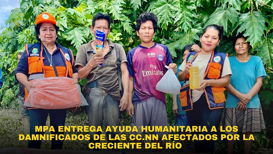 entrega de ayuda