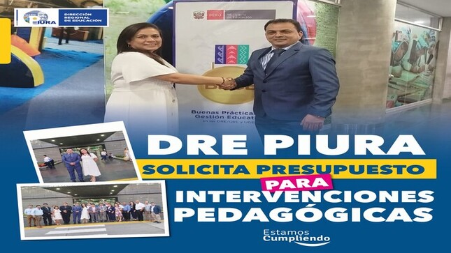 DREP solicita presupuesto para intervenciones pedagógicas 
