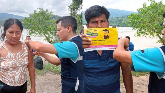 Amazonas: Minsa intensifica la vacunación contra la fiebre amarilla en comunidades nativas