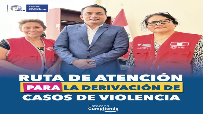 DRE Piura fortalece atención de casos de violencia en el ámbito escolar
