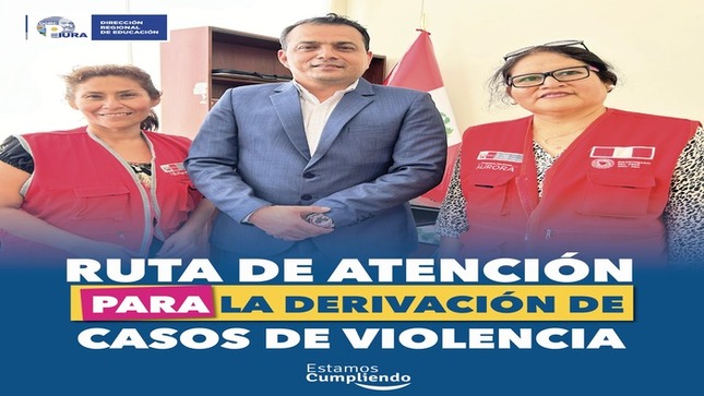 DRE Piura fortalece atención de casos de violencia en el ámbito escolar