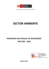 Vista preliminar de documento PROGRAMA MULTIANUAL DE INVERSIONES 2026 - 2028 SECTOR AMBIENTE