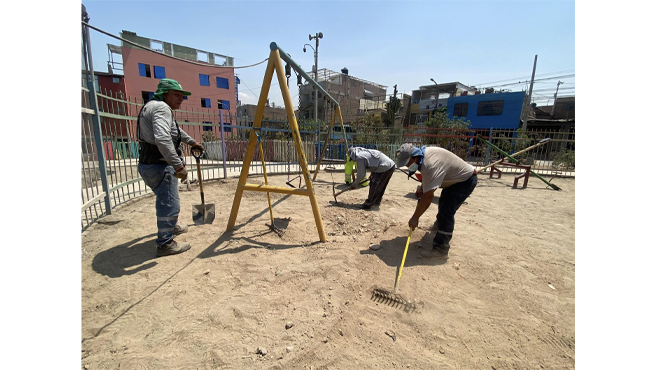 El objetivo principal de la Municipalidad de El Agustino, es darle otra imagen a este espacio público, para que niños y adultos puedan disfrutar de actividades recreativas en un ambiente adecuado.