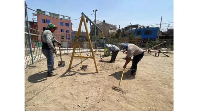 El objetivo principal de la Municipalidad de El Agustino, es  darle otra imagen a este espacio público, para que niños y adultos puedan disfrutar de actividades recreativas en un ambiente adecuado.