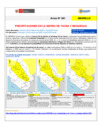 Vista preliminar de documento Aviso Meteorológico DZ7 - No 061-2025- Precipitaciones en la sierra de Tacna y Moquegua