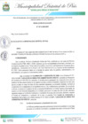 Vista preliminar de documento RESOLUCION DE ALCALDIA QUE RESUELVE DESIGNAR AL COMITÉ DE CULMINACIÓN Y LIQUIDACIÓN DE OBRA DEL PROYECTO: "ADQUISICIÓN DE PLANTÓN EN LAS ÁREAS MUNICIPALES Y/O COMUNALES DE PIÁS"