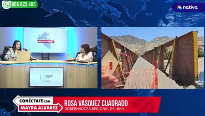 Rosa Vásquez: "Necesitamos promover una cultura de prevención por las lluvias"