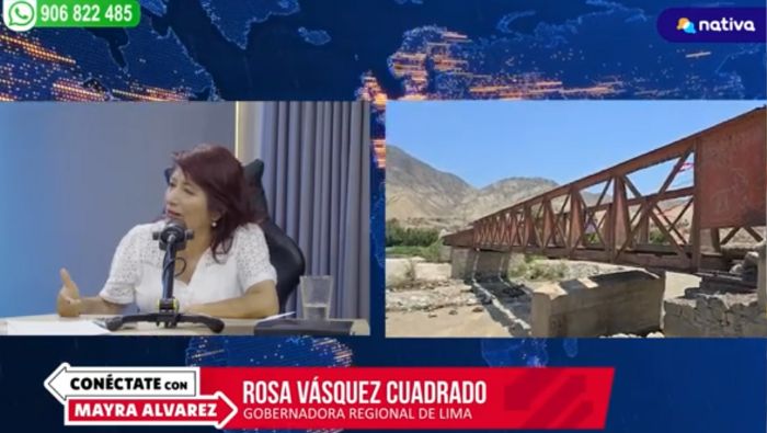Rosa Vásquez: "Necesitamos promover una cultura de prevención por las lluvias"