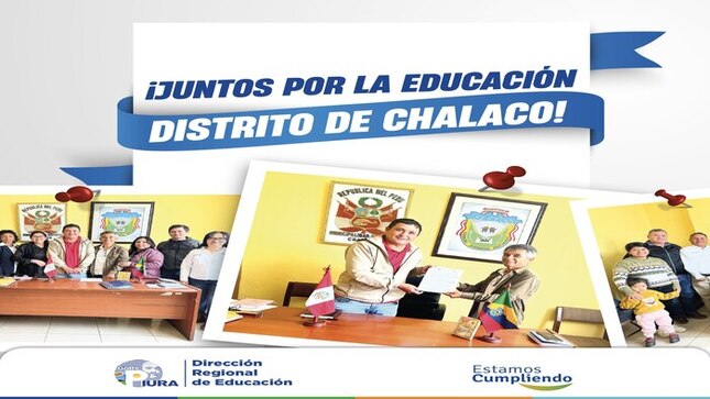 DREP, UGEL Morropón y Municipalidad de Chalaco unen esfuerzos para fortalecer la educación