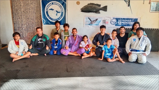 Foto Taller de Jiu Jitsu en vacaciones útiles