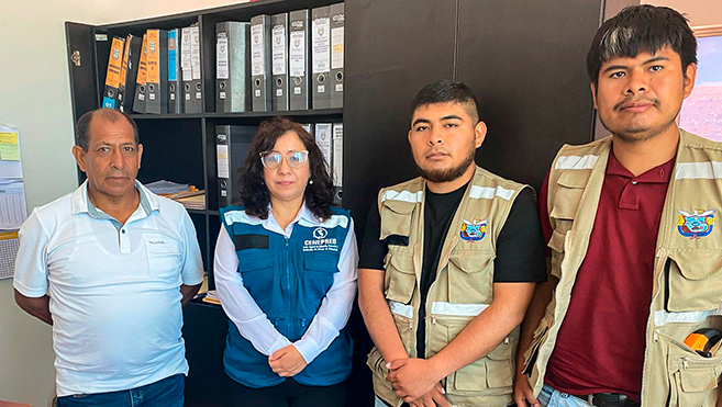 Barranca, Supe y Supe Puerto fortalecen sus capacidades en prevención y reducción con el apoyo de Cenepred