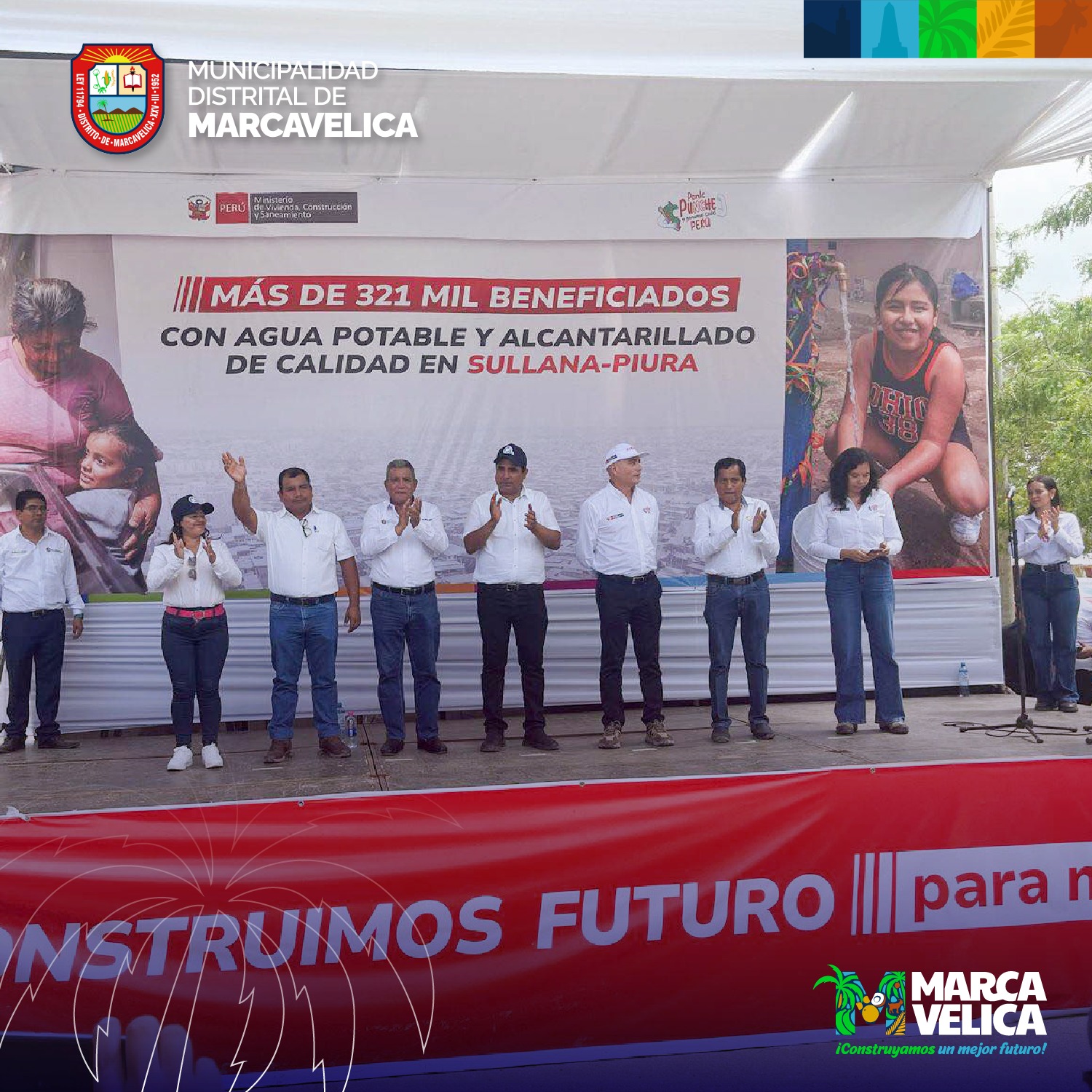 Marcavelica tendrá mejores sistemas de agua potable y alcantarillado