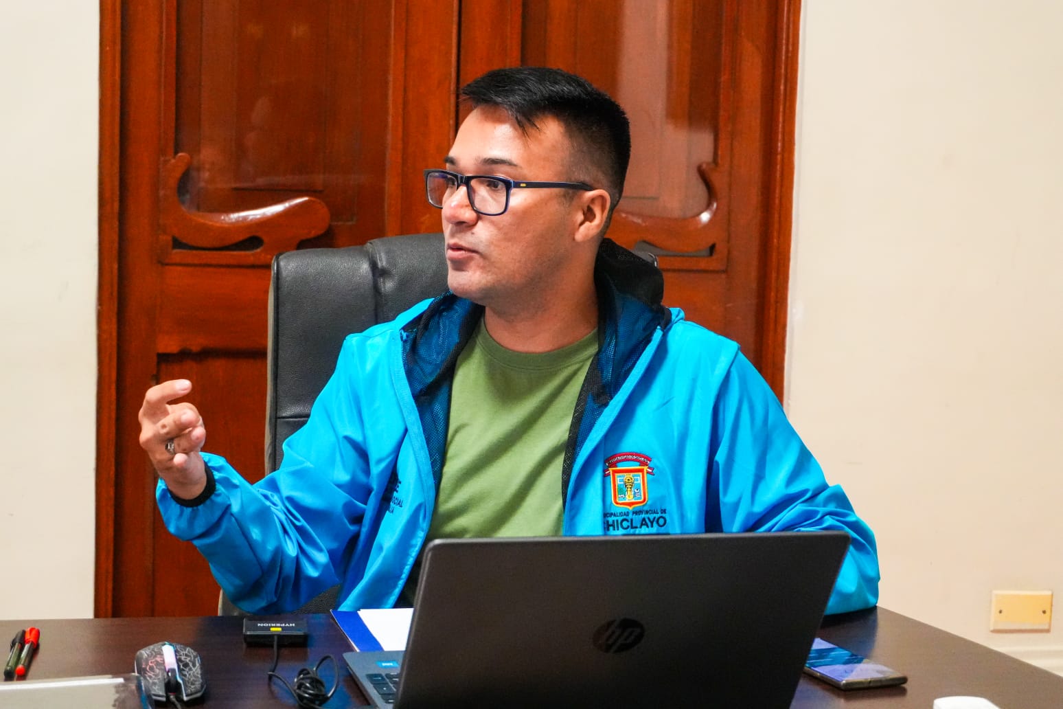 gerente de Desarrollo Social de la MPCH, César Samamé