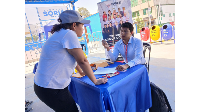 Esta iniciativa fue posible gracias al trabajo coordinado entre la Municipalidad de El Agustino y el Ministerio de Trabajo y Promoción del Empleo, reafirmando nuestro compromiso con el desarrollo y bienestar de nuestra comunidad.
Seguimos generando más oportunidades para todos nuestros vecinos agustinianos.