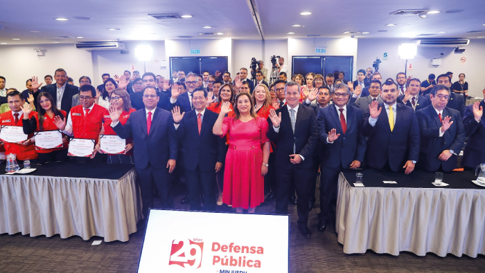 Presidenta Boluarte: La Defensa Pública es la voz de aquellos que no son escuchados y la esperanza de quienes buscan justicia