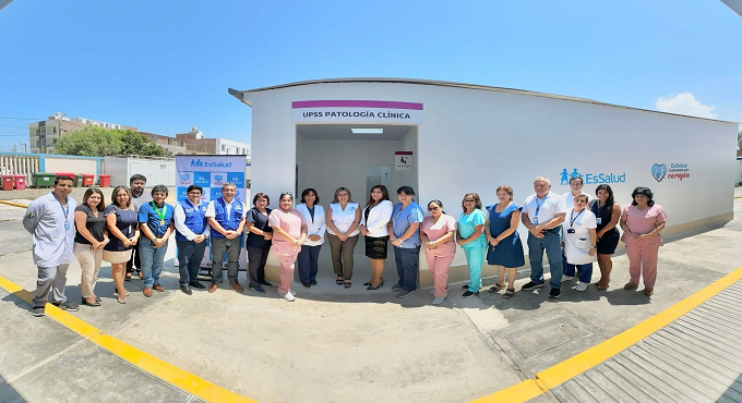 La Libertad: Hospital Moche de EsSalud cuenta con moderno laboratorio capaz de procesar más de 12,000 pruebas al mes