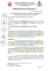 Vista preliminar de documento ORDENANZA MUNICIPAL N° 003-2025-MDL-A