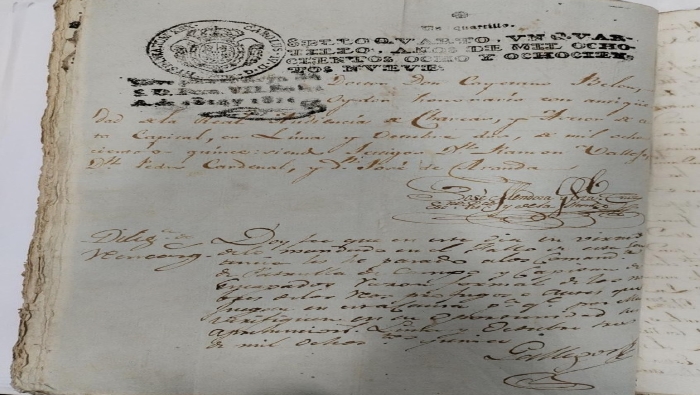 Ministerio de Cultura declaró Patrimonio Cultural de la Nación a una investigación judicial de la época del Virreinato