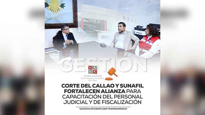  Corte Superior del Callao y Sunafil fortalecen alianza para capacitación del personal judicial y de fiscalización